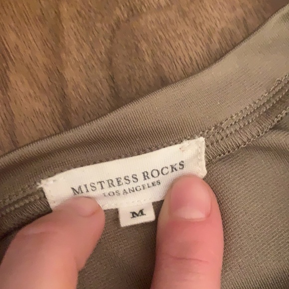 MISTRESS ROCKS Olive Two-Piece Set - Picture 6 of 6